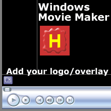 Adding a logo to your video with Windows Movie Maker...