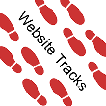 Website tracks - information you leave when visiting a website